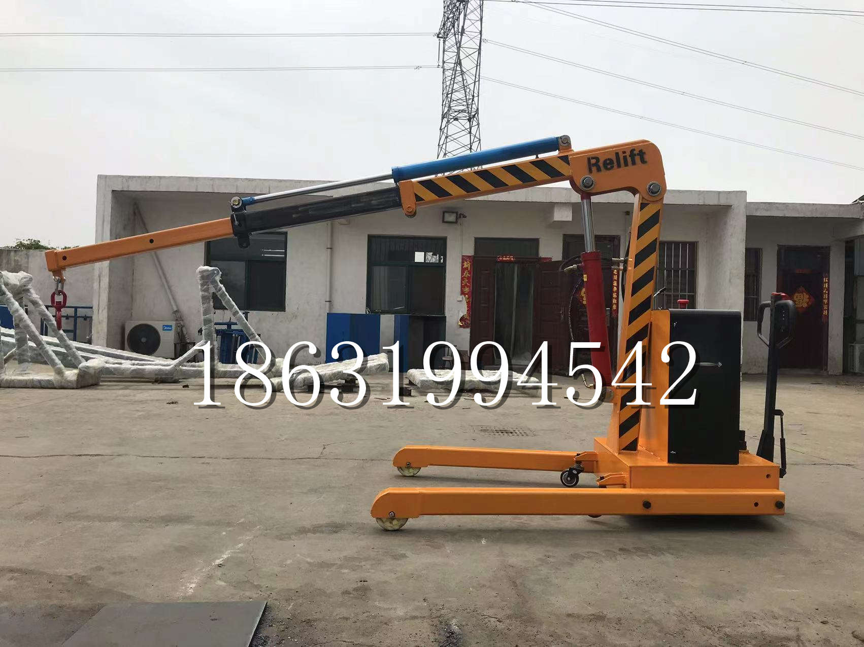 吉县久征定做3吨三轮随车吊 农用园林绿化移树吊 平板工程用小吊机